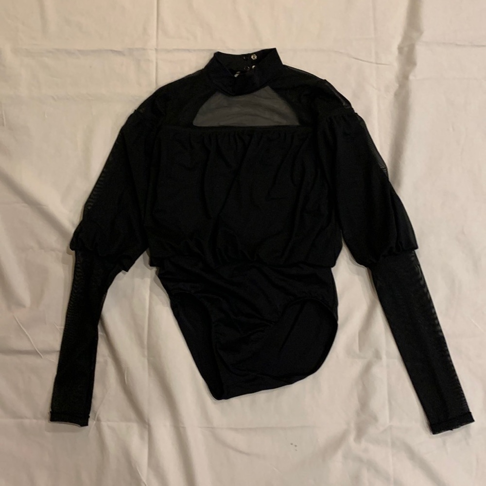 Large child Balera.   Full leotard. Mesh bottom of sleeves.